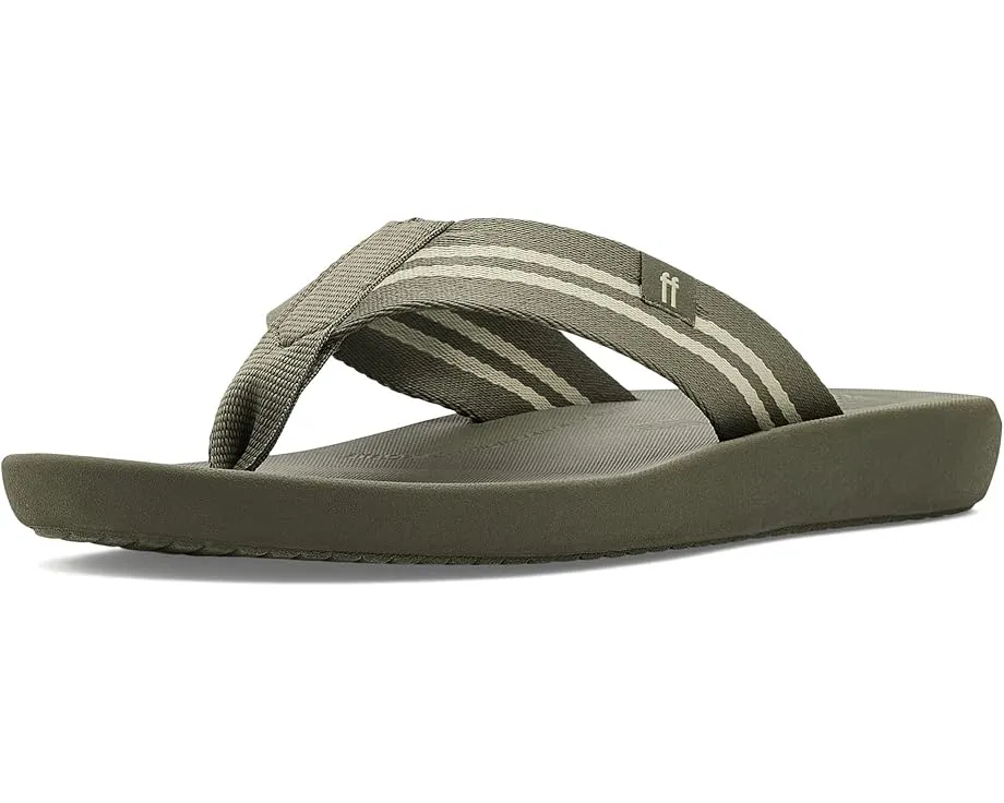 Шлепанцы FitFlop Iqushion с двумя полосками и перепонками