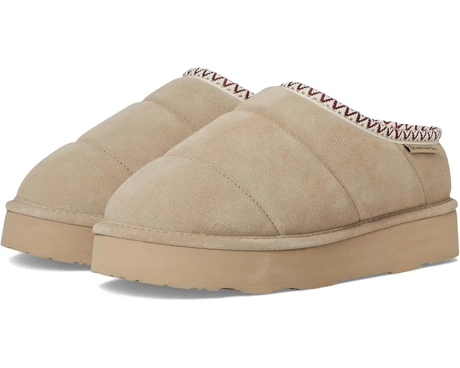 Уютные тапочки Bearpaw Quilted Martis из стеганой замши с подкладкой из овчины