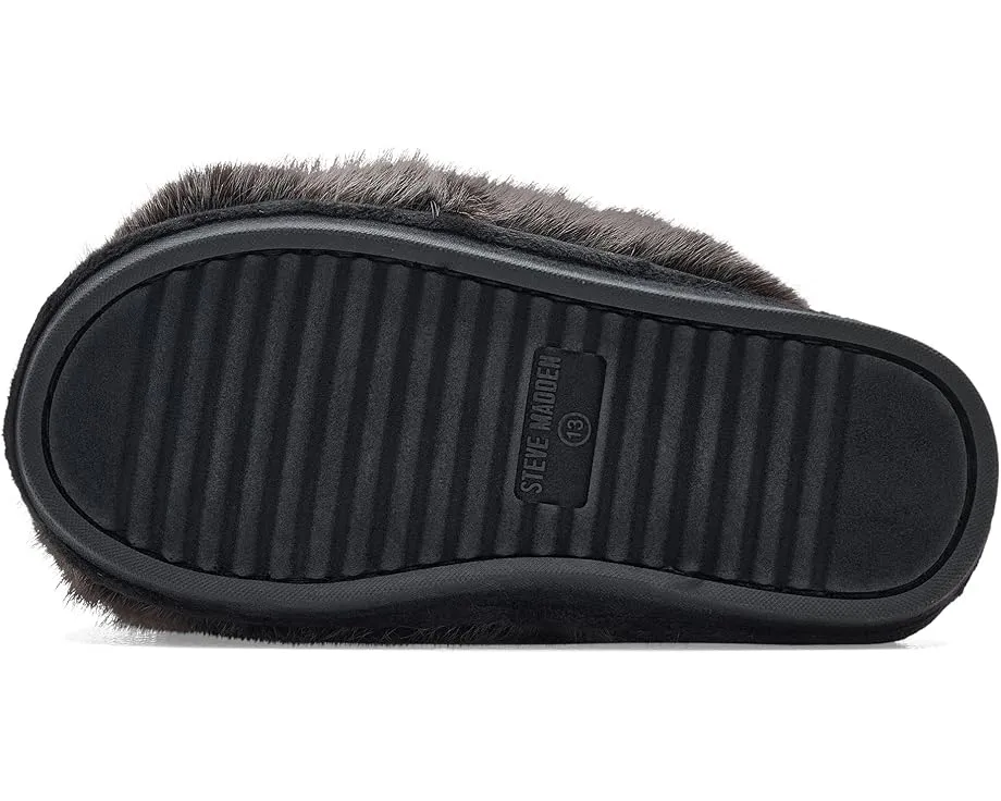 Детские тапочки Steve Madden Kids Poof из искусственного меха