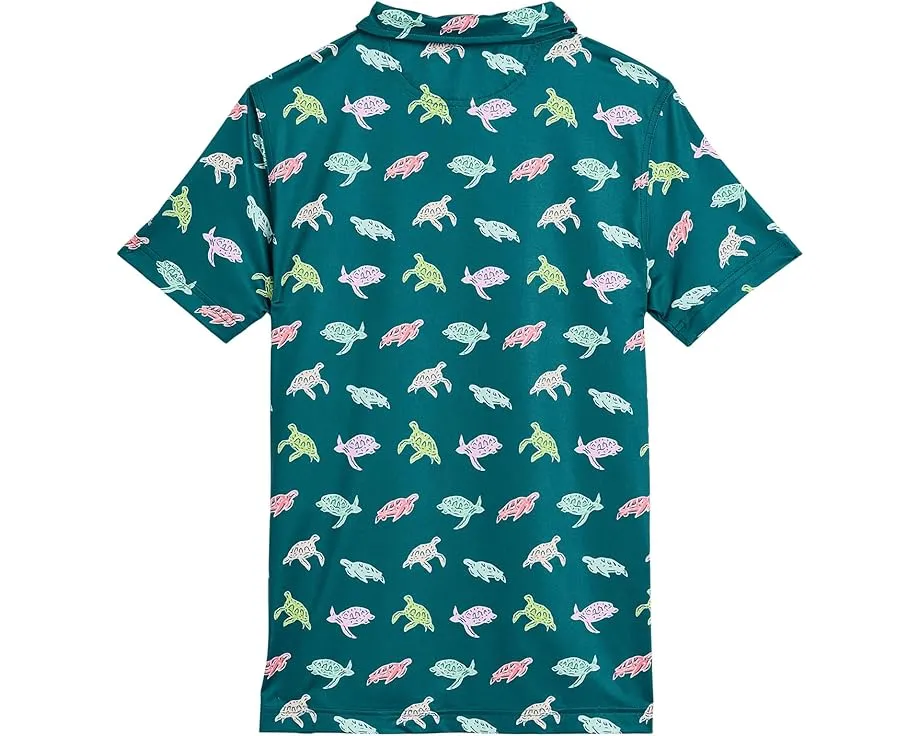Polo The Turtally Awesome Chubbies Kids с принтом черепашек