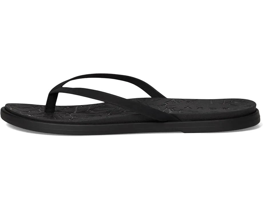 Шлепанцы Roxy Calabasas с мягкой стелькой из искусственной кожи