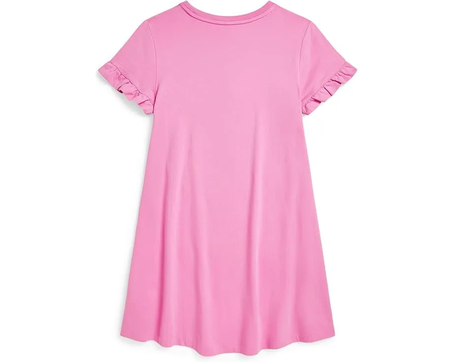 Платье из хлопкового джерси с медвежонком Polo Ralph Lauren Kids для детей постарше