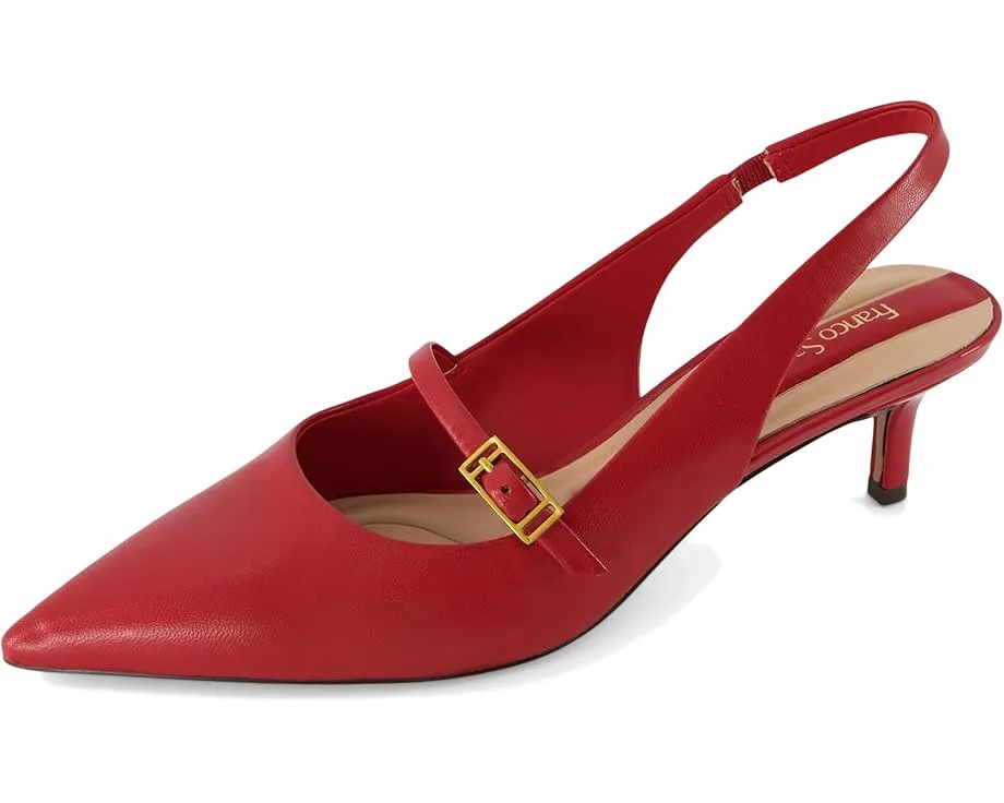 Туфли-лодочки на низком каблуке с острым носком Franco Sarto Khloe