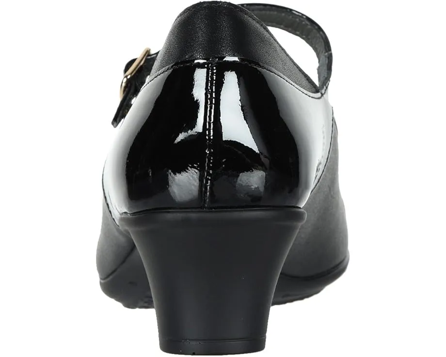 Туфли SAS Isabel Mary Jane Comfort Heel с ремешком и принтом рептилии