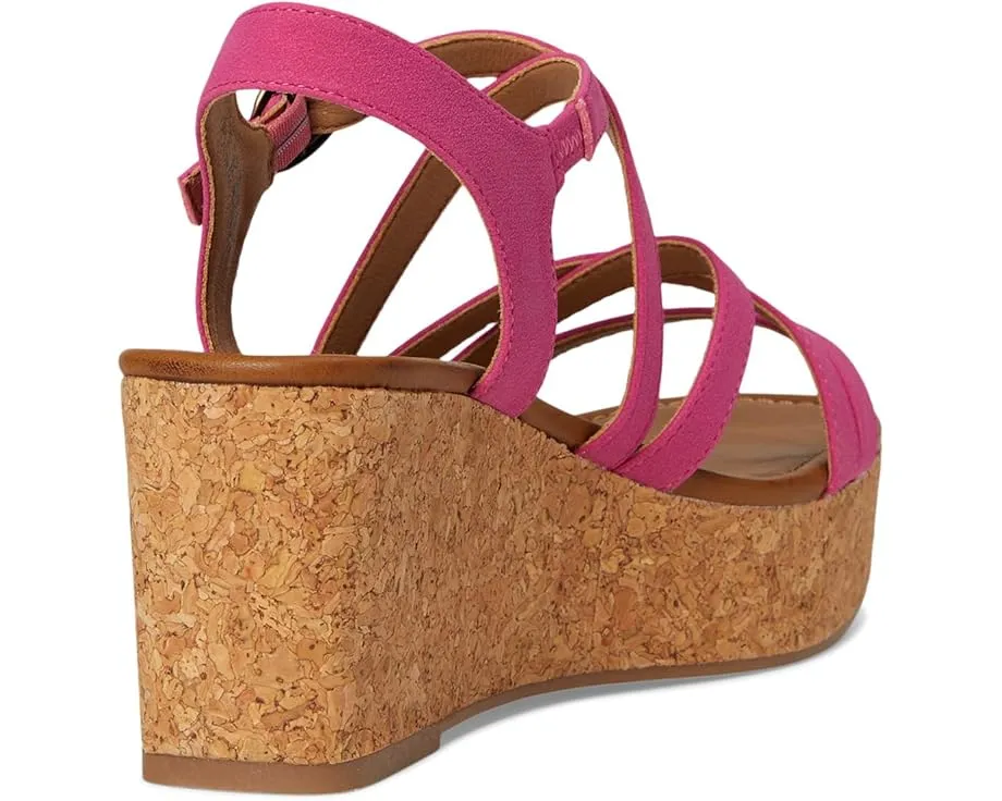 Босоножки Blowfish Malibu Aurora на платформе с ремешками и пробковым клином