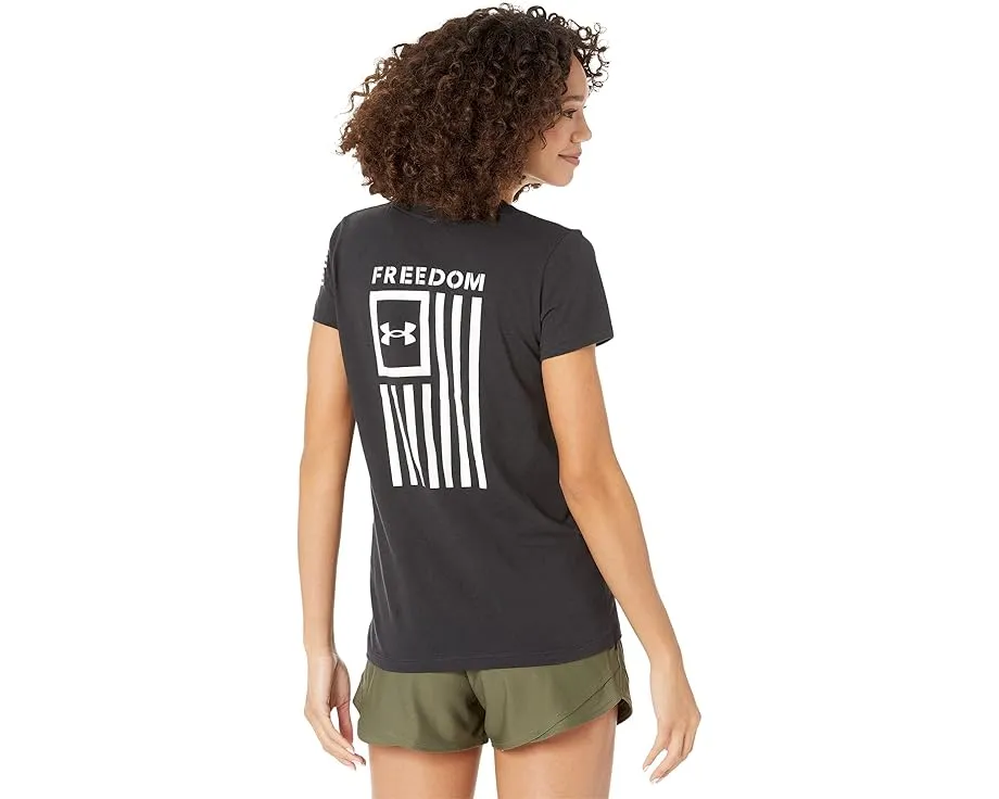 Патриотичная футболка Under Armour New Freedom Flag с принтом и свободным кроем