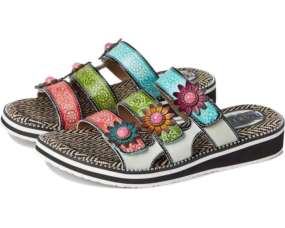 L'Artiste by Spring Step Сандалии Maryse с тремя ремешками и плетеной стелькой