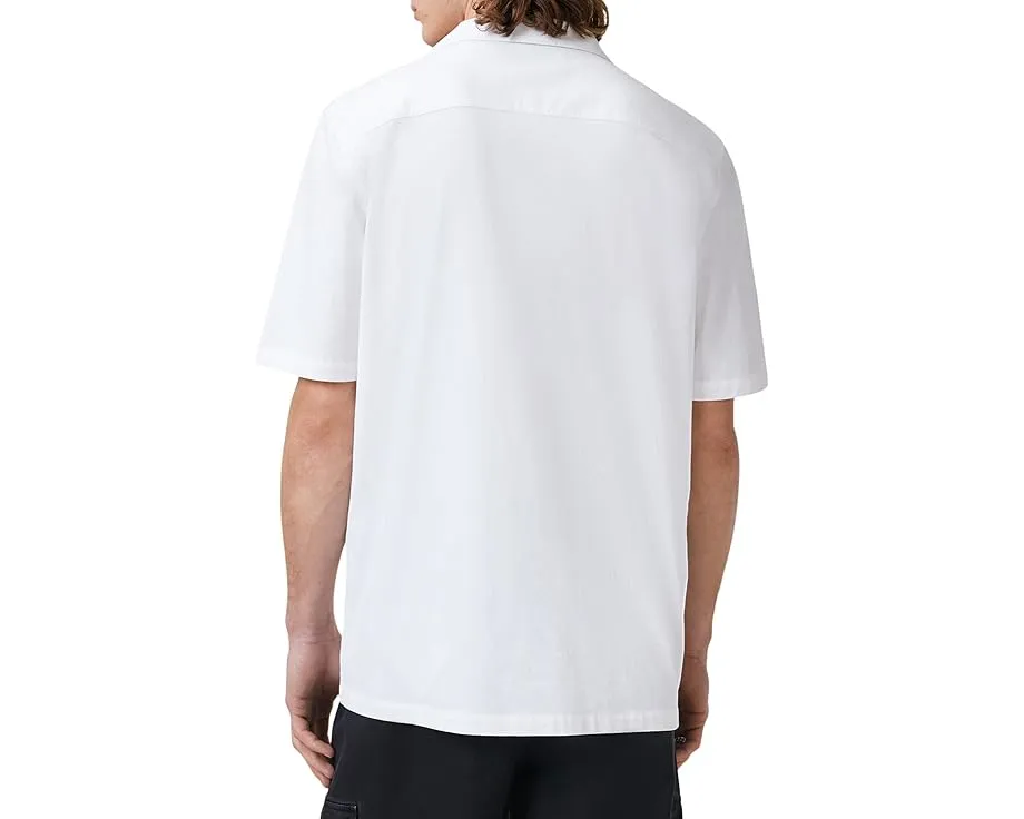 Рубашка AllSaints Hudson с коротким рукавом из органического хлопка