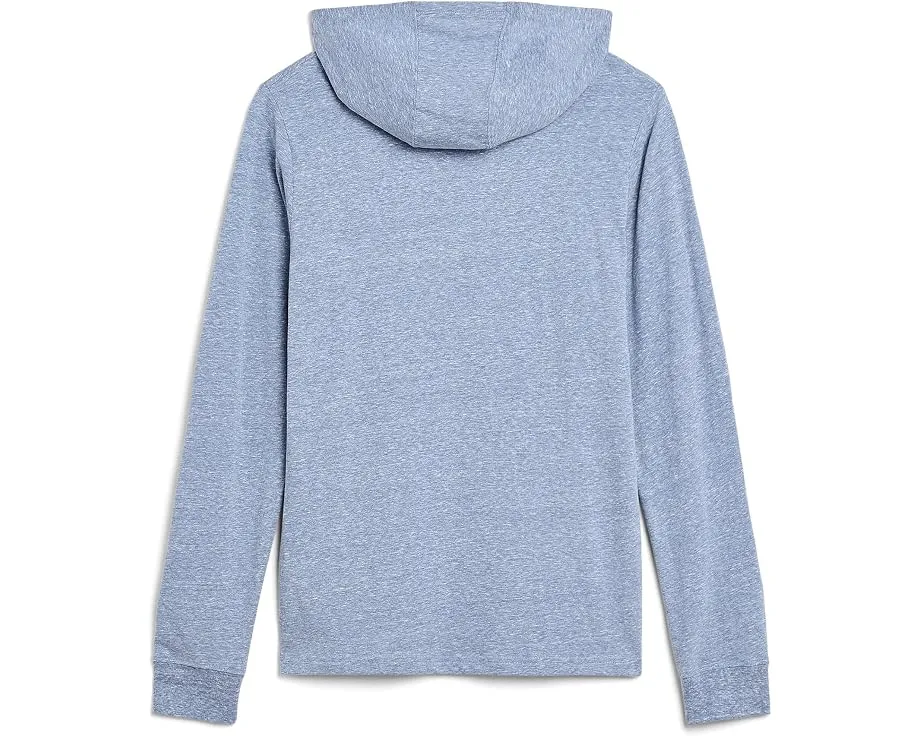 Детская футболка Adidas с капюшоном Snow Heather длинным рукавом