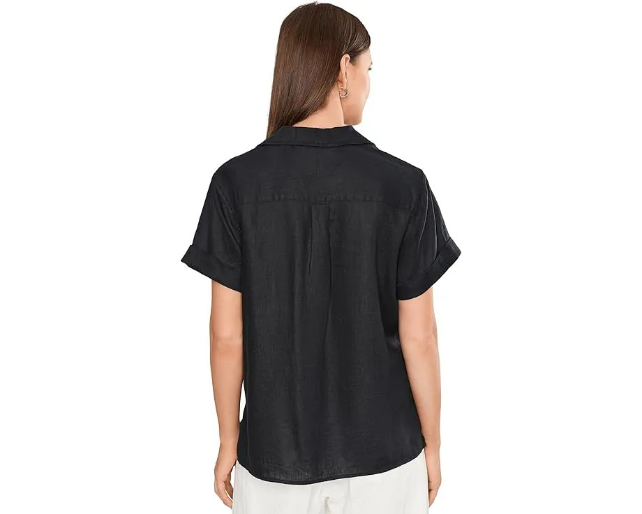 Льняная рубашка Linen Short Sleeve Camp Shirt от Lauren Ralph Lauren