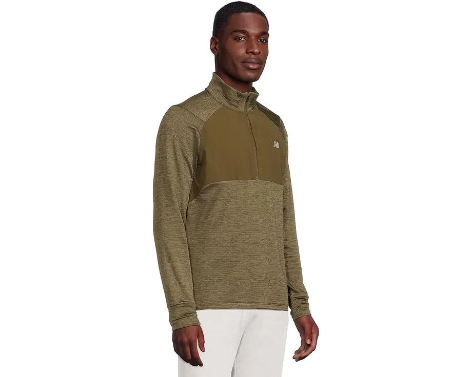 Кофта New Balance Athletics Heat Grid 1/2 Zip с технологией обогрева