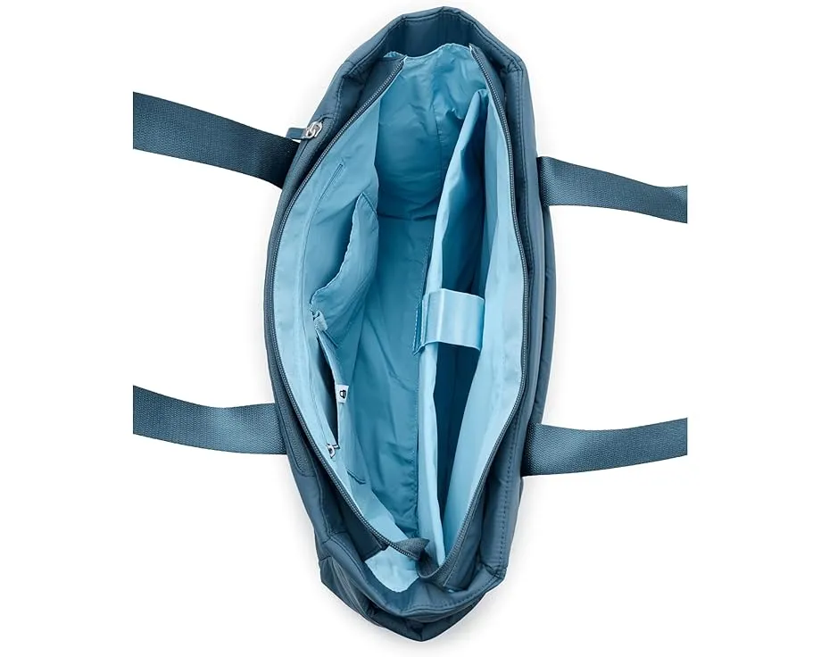 Сумка тоут Baggallini Set Wave с геометрическим узором и отделением для ноутбука