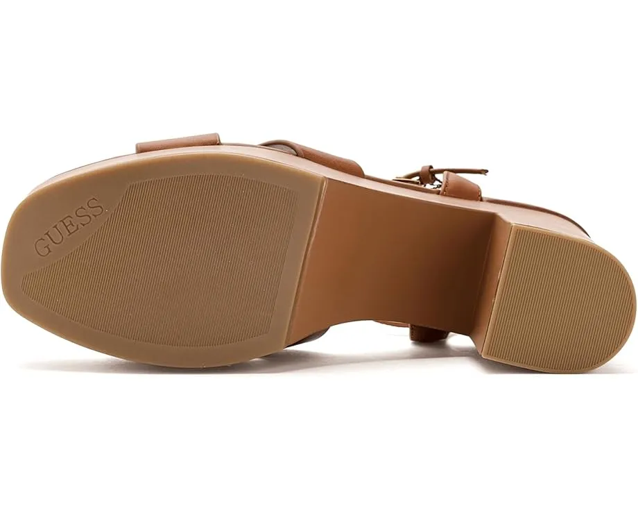 Босоножки GUESS Qeelin с каблуком и платформой