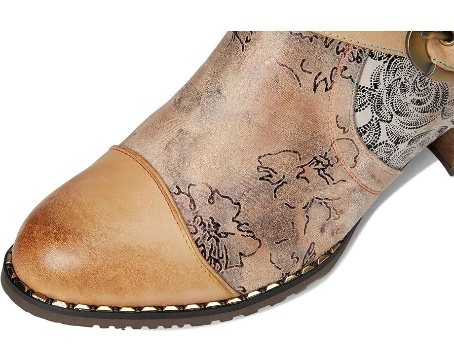 Ботильоны L'Artiste by Spring Step Sipperb с цветочным тиснением и искусственным мехом внутри