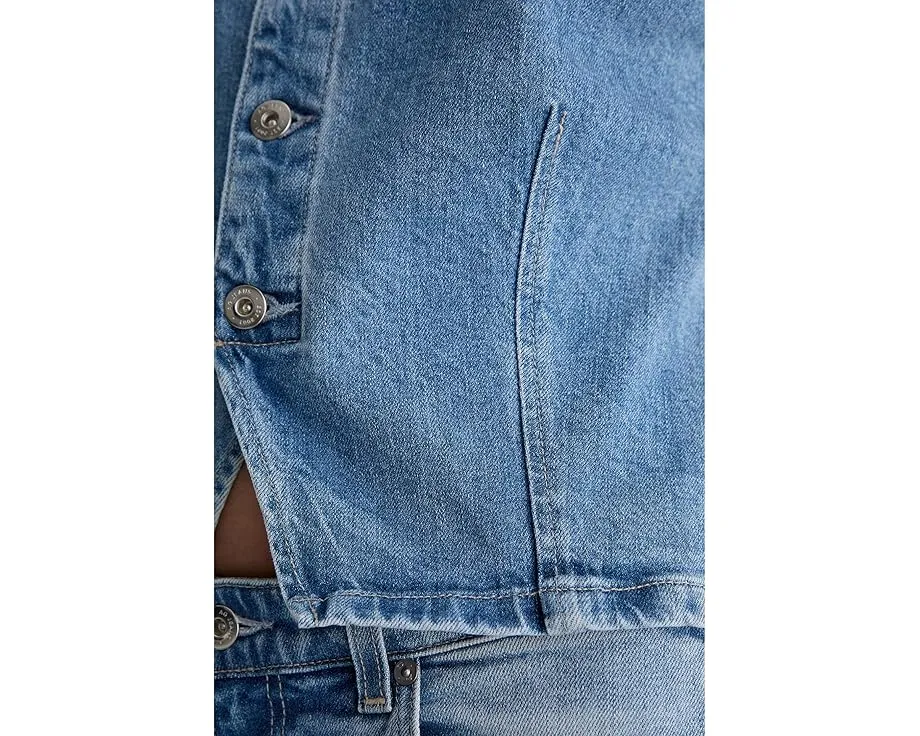 AG Jeans Жилет Teagan из денима облегающего кроя в цвете Helios