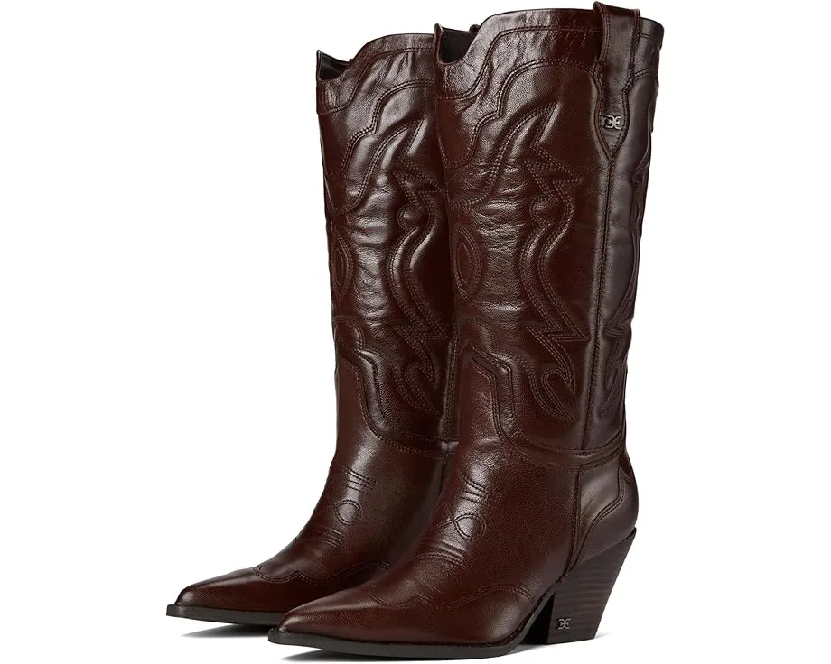 Сапоги Sam Edelman James из замши с высоким голенищем и двойной молнией