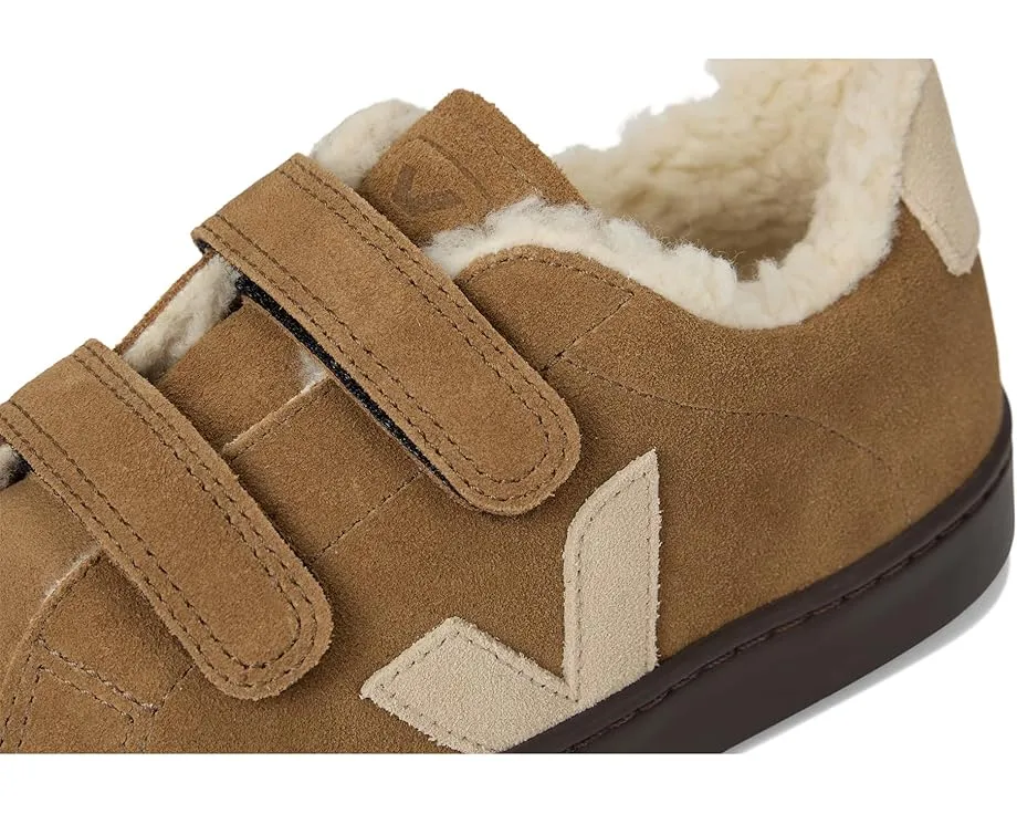 Детские кроссовки VEJA Small Esplar с кожаным верхом и застежкой на липучке