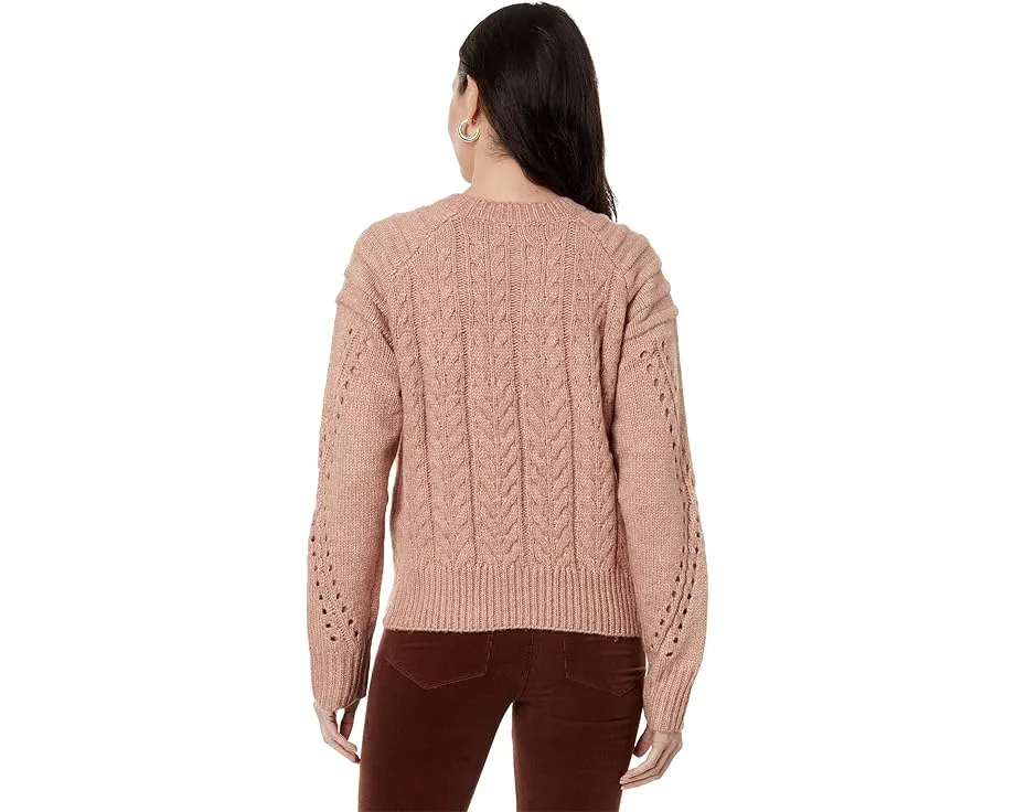 Вязаный свитер Gemma Knitt с ажурными деталями от en saison