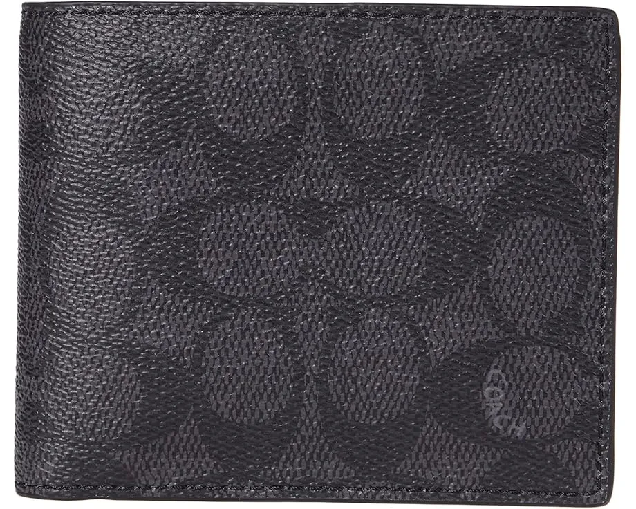 COACH 3-in-1 in Signature с вынимаемым блоком для документов и отделениями для купюр