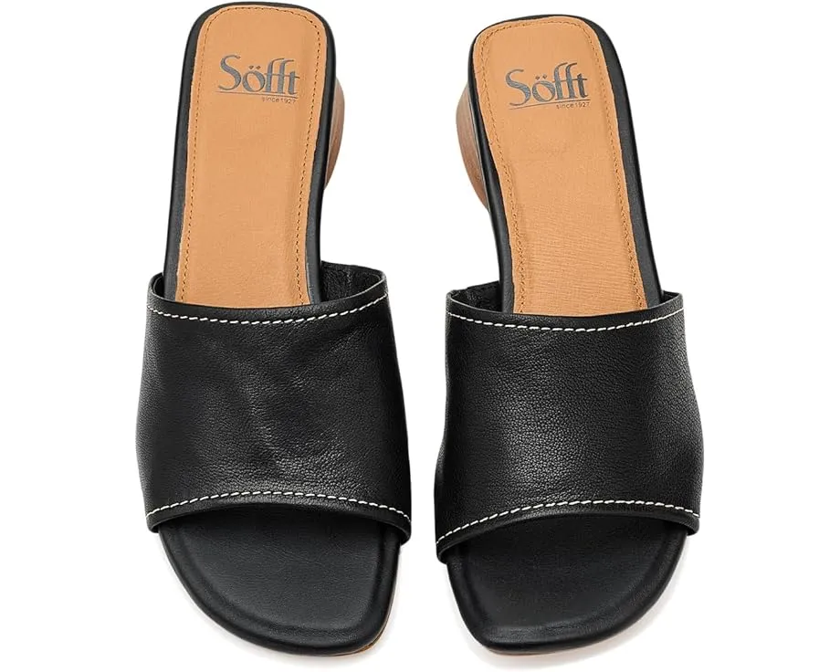 Сандалии-слипоны Sahara от Sofft с квадратным носком и мягкой подкладкой