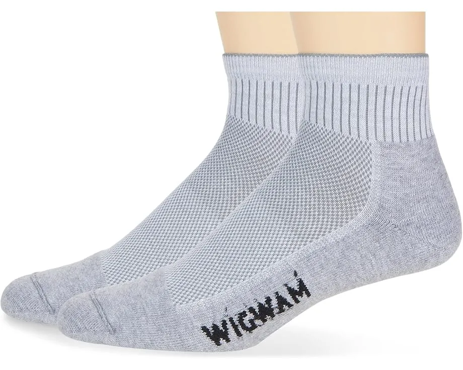 Носки Wigwam Cool Lite Quarter 2 пары с ребристыми манжетами