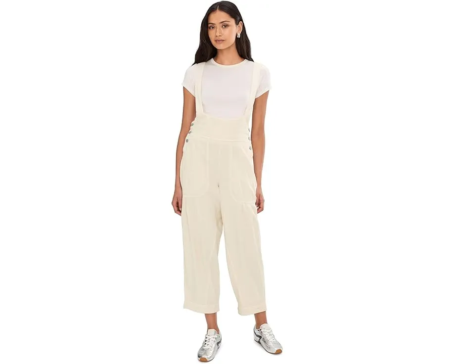 Комбинезон Free People Felix Tapered с застежкой на пуговицах сбоку