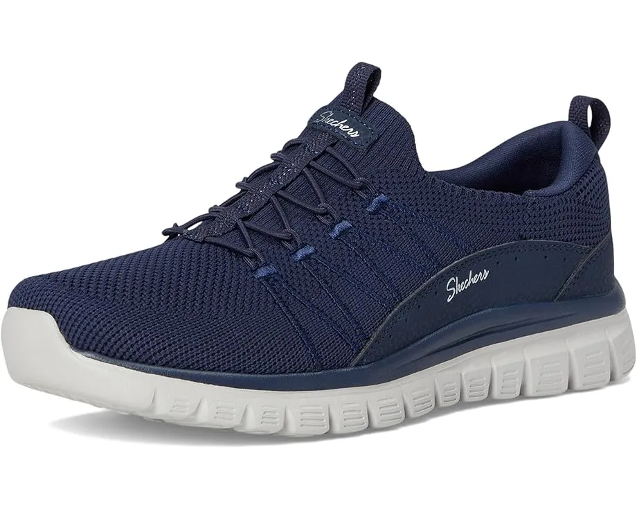 Кроссовки Skechers Graceful с эластичной шнуровкой и памятью формы