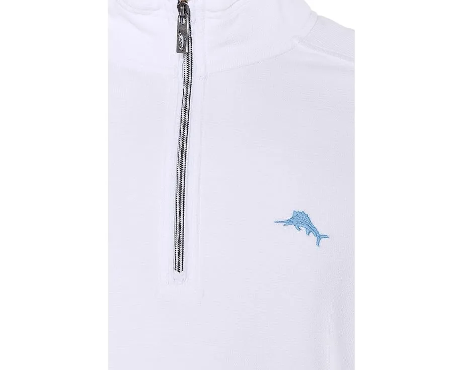 Свитшот Tommy Bahama Montego Beach с полузастежкой-молнией и вышивкой