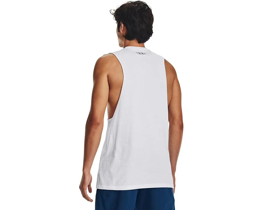 Мужской майка Under Armour Left Chest Cutoff с усиленной подвижностью