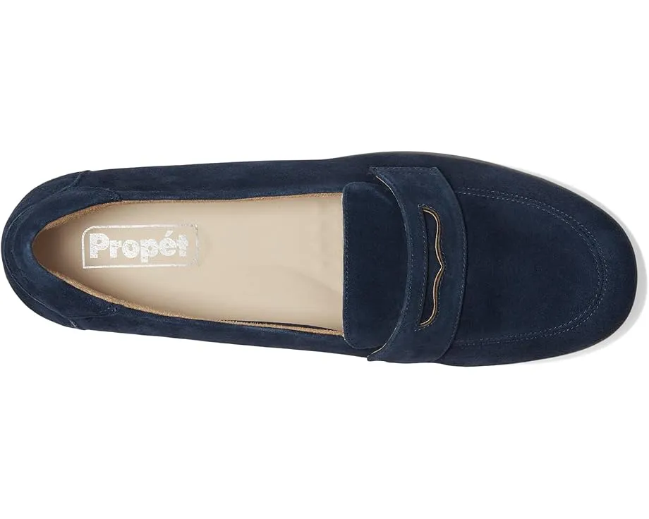 Балетки Propet Yetta на платформе из кожи или замши со съемной стелькой