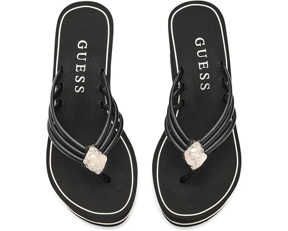 Босоножки GUESS Sabrie на платформе и танкетке