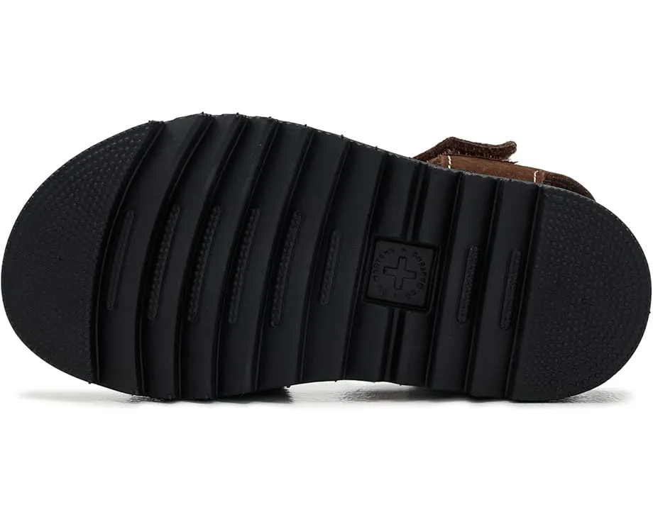 Детские сандалии Dr. Martens Marlowe Flower J с тиснеными цветами и пряжками