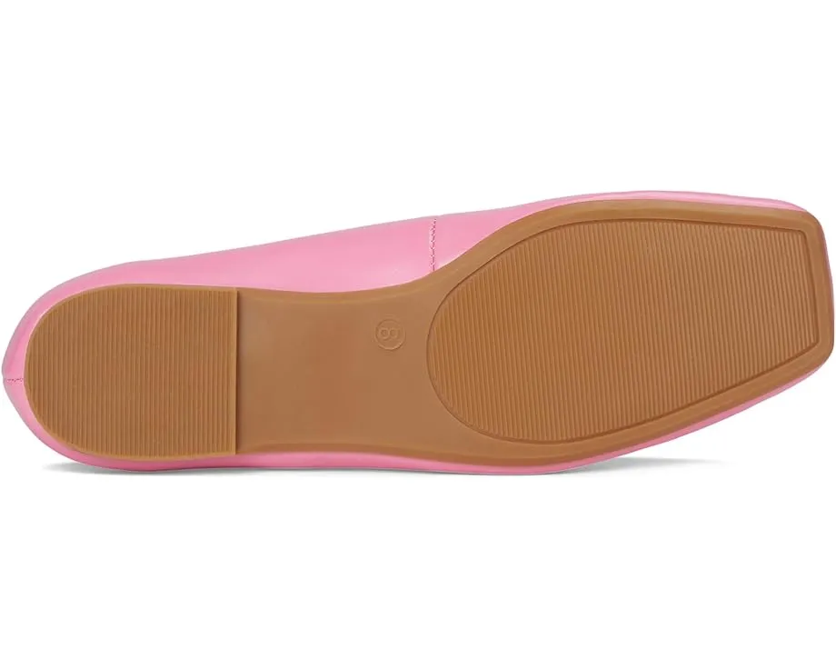 Балетки Zimia с квадратным носком и фурнитурой из искусственной кожи