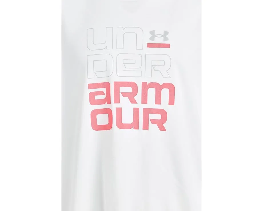 Футболка Under Armour Tech Split Wordmark с коротким рукавом для детей