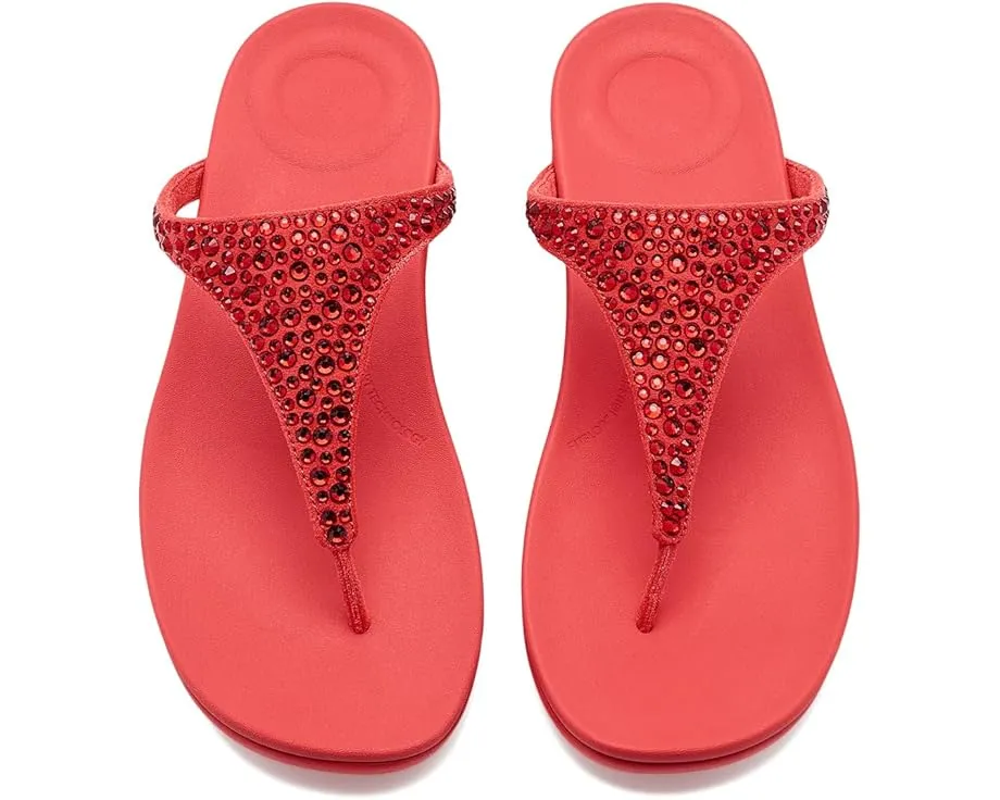 Босоножки Solay Mixed Crystal FitFlop с перепонкой на мыске