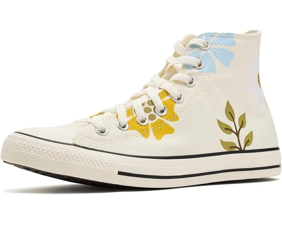 Кроссовки Converse Chuck Taylor All Star Retro Florals высокие с цветочным принтом