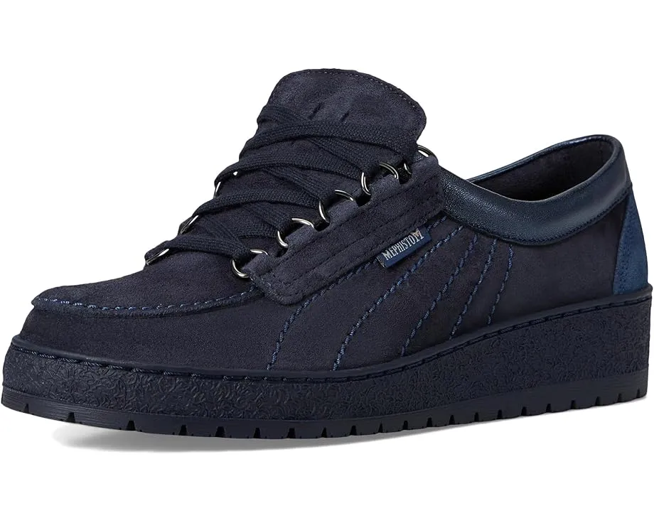 Женские туфли Mephisto Lady на удобном клине с верхом из замши