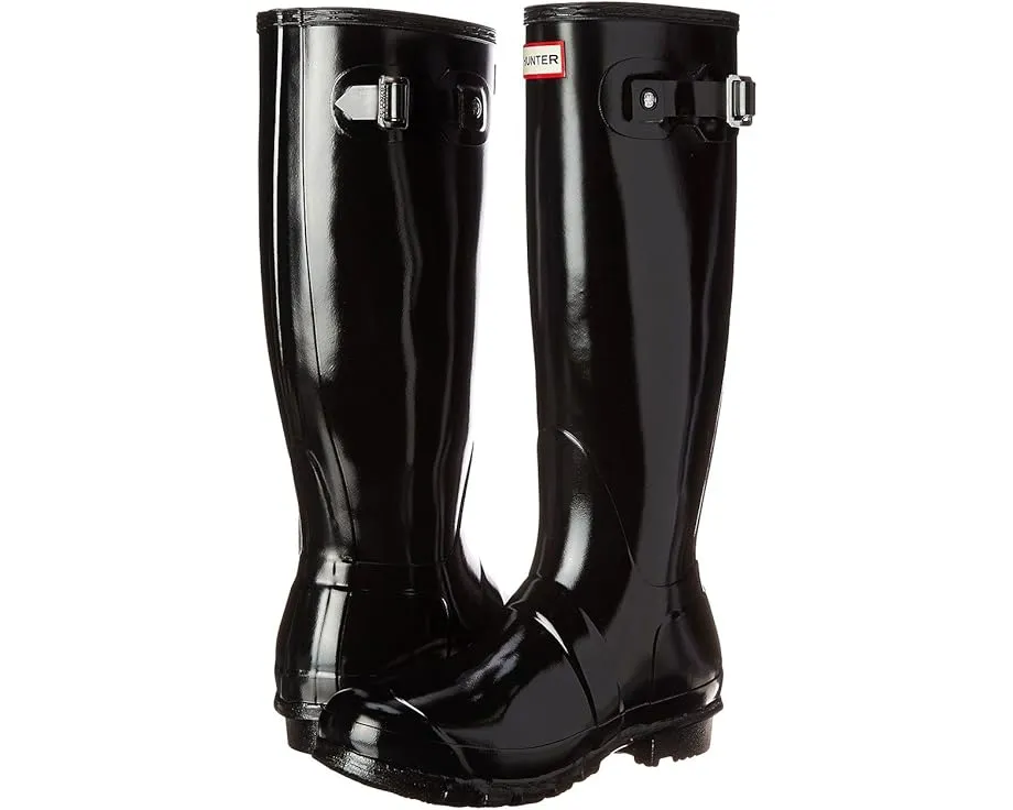 Высокие глянцевые резиновые сапоги Hunter Original Tall Gloss