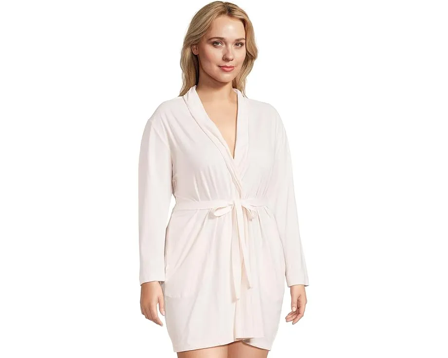 Халат Skin Natural Skin Juliana большого размера из органического хлопка с поясом