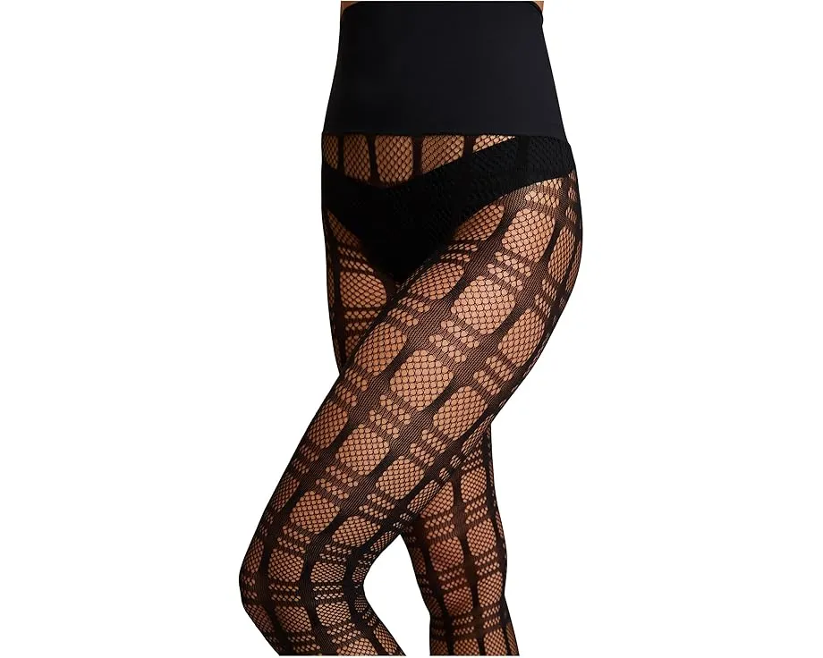 Commando сетчатый топ в клетку с эффектом прозрачности