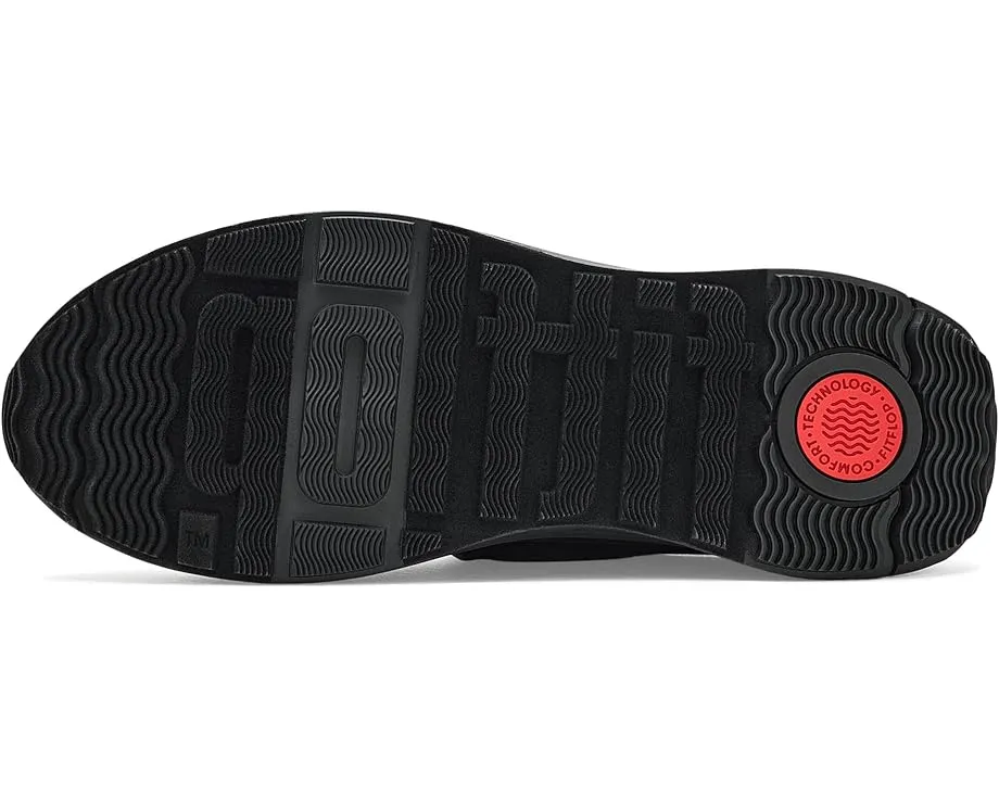 Туфли FitFlop F-mode Flow Mary Jane из трикотажа и замши