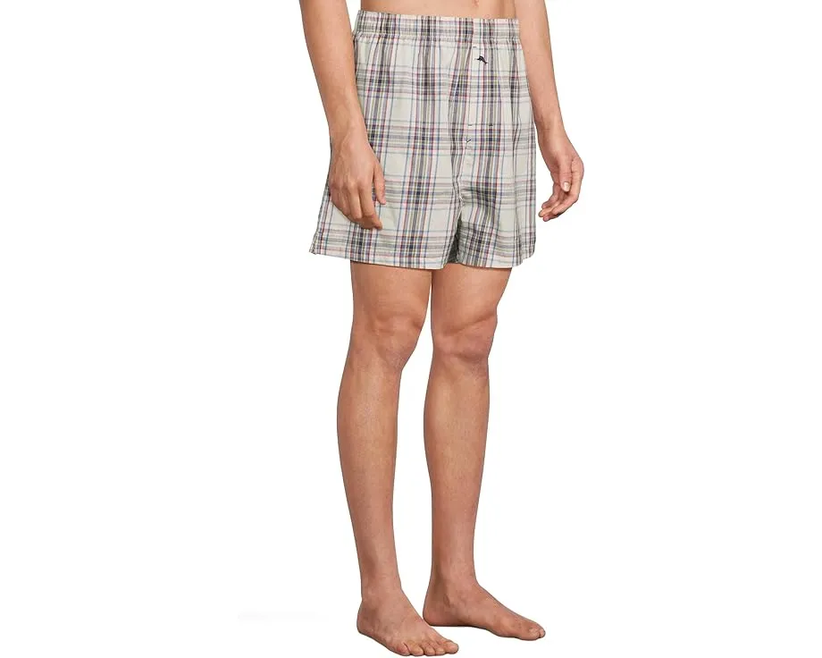 Боксеры Tommy Bahama Woven Boxer из хлопка с вышивкой Sailfish