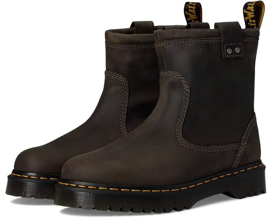Ботинки Dr. Martens Anistone Lo Leather Pull-On с металлическими пластинами