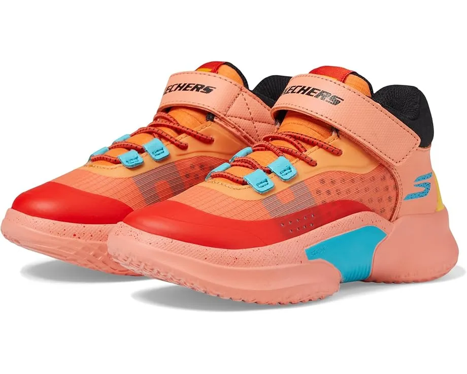 Кроссовки Skechers Skx Court Hype для детей из кожи и текстиля с амортизирующей подошвой