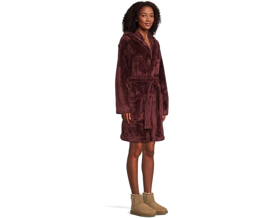 Пальто UGG Aarti из переработанного полиэстера с поясом и вышивкой