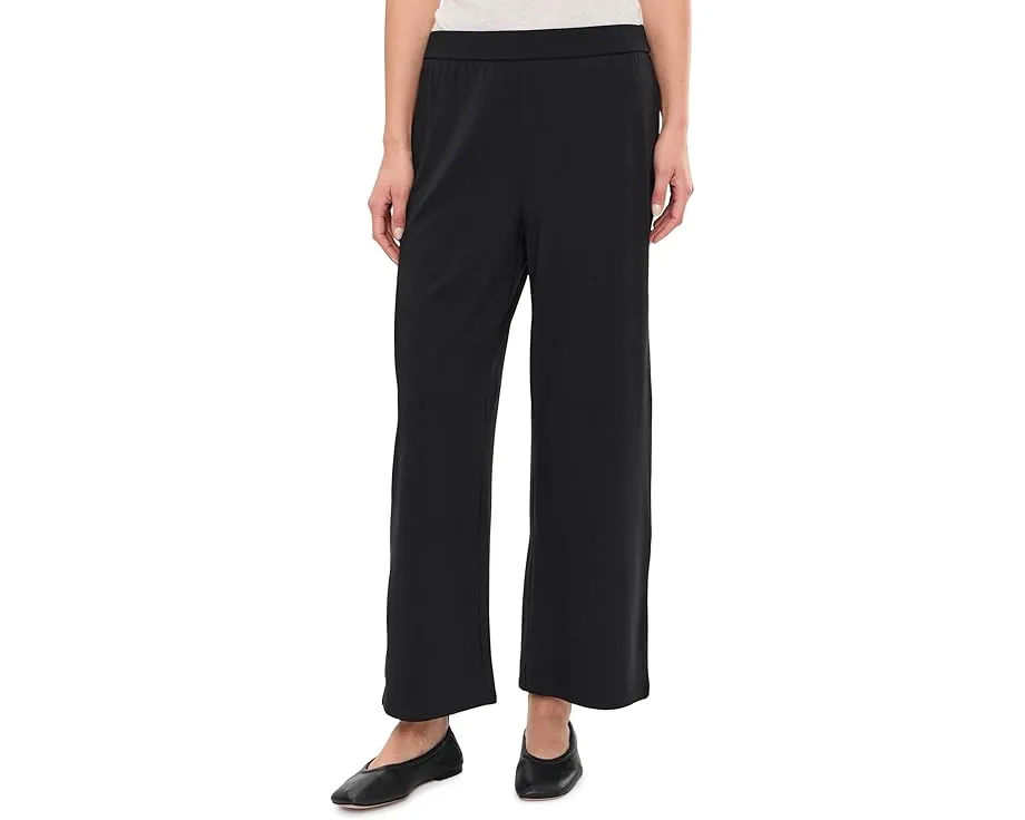 Широкие брюки до щиколотки из стрейч-джерси Eileen Fisher