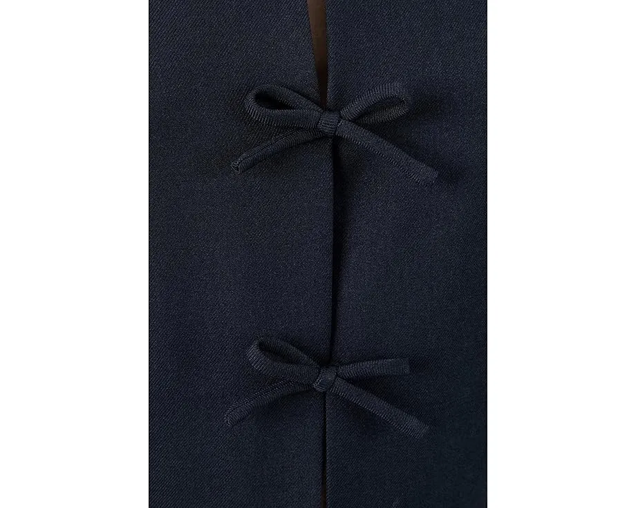 Комбинезон Avec Les Filles с жилетом и бантом на широких брюках