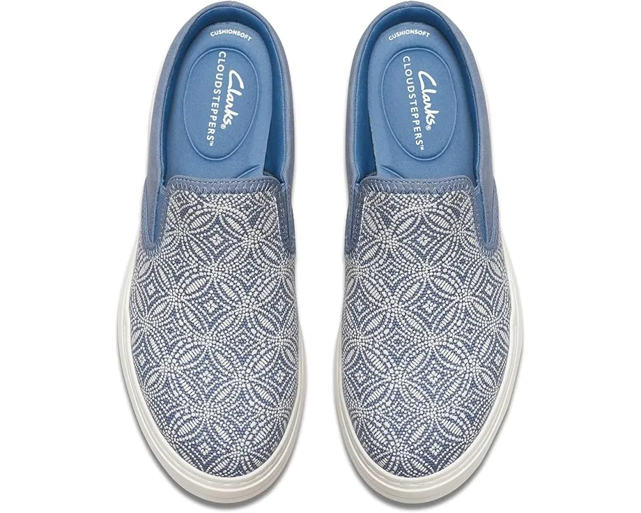 Clarks Audreigh Cove слипоны с принтом и платформой для повседневного образа
