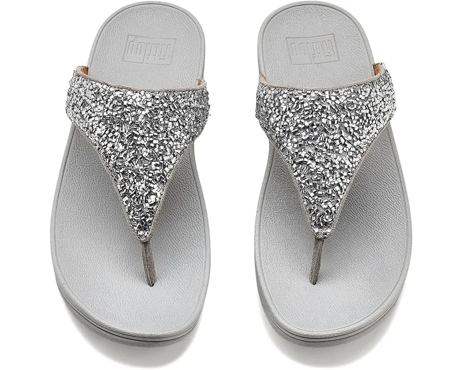 Вьетнамки Lulu Shimmerfoil FitFlop с переливающейся фольгой