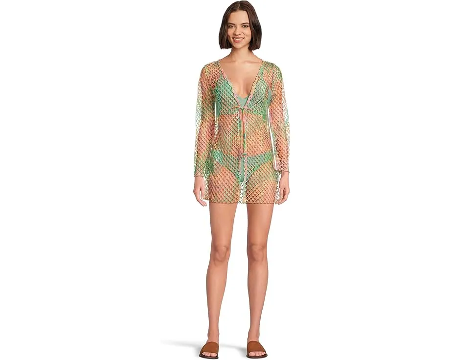 Купальник Maaji Shamrock Green Mirage с треугольным топом и регулируемыми бретелями